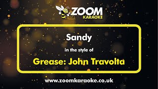 GreaseJohn Travolta  Sandy  Karaoke Version from Zoom Karaoke [upl. by Willyt]