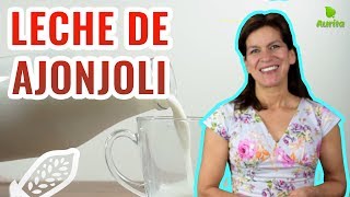 Como hacer Leche de ajonjoli sésamo Cocinando con Aurita AuritaTv [upl. by Spencer886]