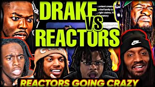 Reactors respond to Drakes lawsuit  COMPILATION [upl. by Idnahs739]