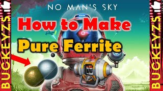 No Mans Sky How to make Pure Ferrite [upl. by Rosmarin]