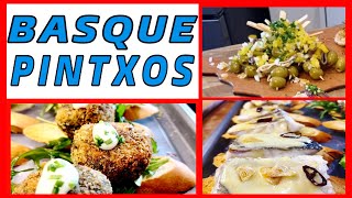 🎉 HOW to MAKE 📍The 7 MOST Typical SPANISH  TAPAS Españolas Recipes Basque PINTXOS [upl. by Hoeg]