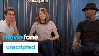 The Amazing Spiderman interview with Andrew Garfield and Emma Stone [upl. by Sellig]