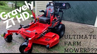 Gravely ZT HD 60quot Kawasaki The ULTIMATE mower for the FARM Were putting it to the test [upl. by Suiramad]