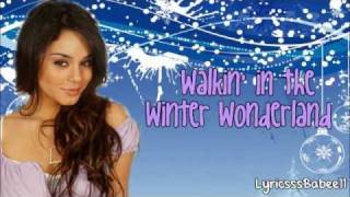 Vanessa Hudgens  Winter Wonderland Lyrics Video [upl. by Avlem]