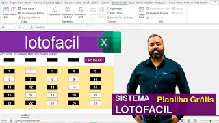 Sistema LotoFácil no Excel [upl. by Salman876]