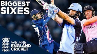 Ali Nabi De Villiers HUGE SIXES 🚨  Biggest And Best  Vitality Blast 2019  England Cricket 2019 [upl. by Tallu]