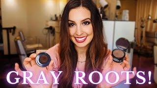 Gray roots Goldwell DualSense Color Revive Root Touch Up Powder  Professional Stylist Review [upl. by Sanez]