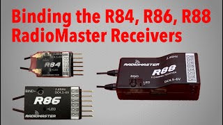 RadioMaster Receivers  Binding to a few different OpenTx Radios [upl. by Anairuy]