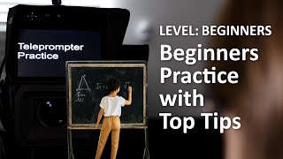 Teleprompter Practice  Beginners  with Top Tips [upl. by Eolc998]