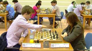 Magnus Carlsen vs Judit Polgar World Blitz Championship [upl. by Analrahc889]