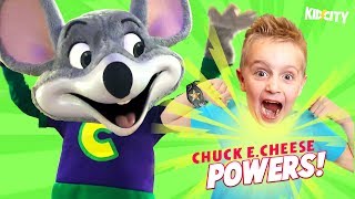 Chuck E Cheese Gave Us Powers Family Ticket Battle 2 KidCity [upl. by Dub]