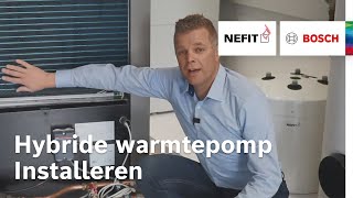 Hybride warmtepompinstallatie Installeren [upl. by Ahsinit]