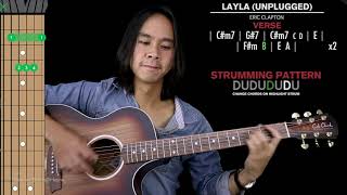 Layla Unplugged Guitar Cover Acoustic Eric Clapton 🎸 Tabs  Chords [upl. by Oidacra]