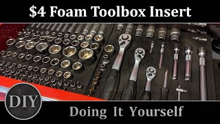 DIY Foam Toolbox Organizer for 4 [upl. by Aileen]