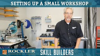 Setting Up a Small Woodworking Shop  Rockler Skill Builders [upl. by Otit296]