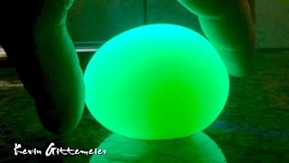 Glowing Vinegar Egg Experiment [upl. by Cherey]