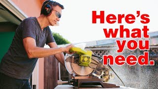 7 Essential Power Tools for Beginning Woodworkers  Woodworking Basics [upl. by Atrebla]