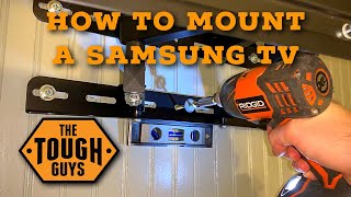 How To Mount a Samsung TV [upl. by Eboh]