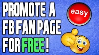 How To Promote Facebook Page For FREE 2018 [upl. by Percy]