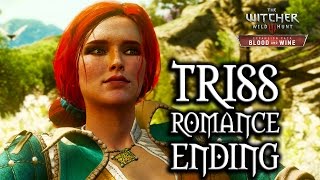 The Witcher 3 Blood and Wine  Triss Romance Ending [upl. by Aisset992]