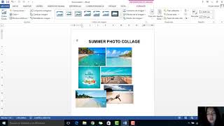 TUTORIAL DE COMO HACER UN COLLAGE EN WORD [upl. by Eyoj]