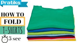 How to Fold a TShirt In 5 Seconds [upl. by Cato]