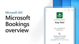 Microsoft Bookings overview [upl. by Nafis748]