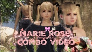 Dead Or Alive 6 Marie Rose Combo Video [upl. by Ynffit]