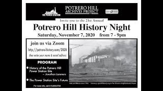 POTRERO HILL HISTORY NIGHT 2020 [upl. by Eidnew389]