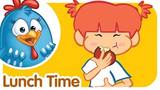 Lunch Time Song For Kids  Lottie Dottie Chicken UK  Nursery Rhymes For Toddlers and Kids [upl. by Nerrawed789]