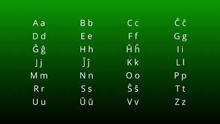 Esperanto 101 The Alphabet [upl. by Ok]