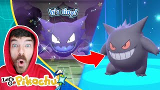 Shiny Gastly Shiny Haunter amp Shiny Gengar Reactions  Pokemon Lets Go Pikachu Shiny Living Dex [upl. by Yenroc]