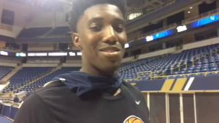 Pitt freshman Corey Manigault talks after scrimmage [upl. by Lehcsreh]