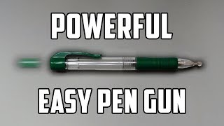 How To Make A Pen Gun Easy Full HD [upl. by Anial]