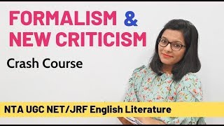 Formalism Literary Theory Crash Course for UGC NET English [upl. by Winthrop]