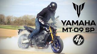 2021 Yamaha MT09 SP Review  Skids  Wheelies [upl. by Nitsa92]