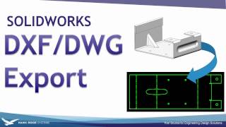 SOLIDWORKS DXF DWG Export [upl. by Anonyw173]