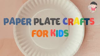 SPRING CRAFTS FOR KIDS  PAPER PLATE CRAFT IDEAS for KIDS  DIY PAPER PLATE FLOWER [upl. by Elletnahc478]