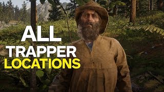 Red Dead 2 All Trapper Locations [upl. by Llyrpa262]