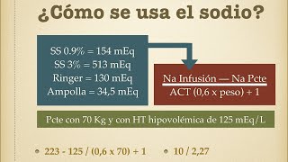 Sodio Hiponatremia e hipernatremia [upl. by Eanil61]