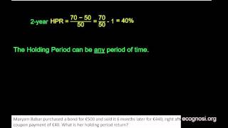 Calculating Holding Period Returns [upl. by Voss540]