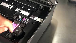 Replacing HP Envy 4520 ink [upl. by Noryv]