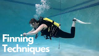 How to Kick Efficiently for Scuba Diving  Finning Techniques [upl. by Treb]