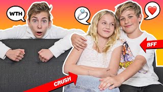 My Best Friend FLIRTS With My CRUSH For 24 Hours CHALLENGE PRANK GONE WRONG Sawyer Sharbino [upl. by Brause912]