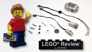 LEGO Power Functions Motor Set Review 8293 [upl. by Anirbys576]