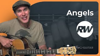 How to play Angels by Robbie Williams  Easy Guitar [upl. by Platus293]