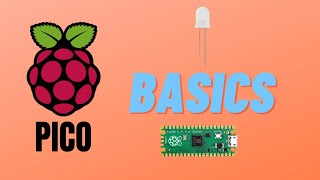 Pi Pico Basics  Controlling an LED with GPIO [upl. by Netsirhk]