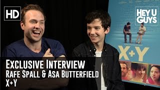 Rafe Spall and Asa Butterfield Exclusive Interview  XY [upl. by Adorne]