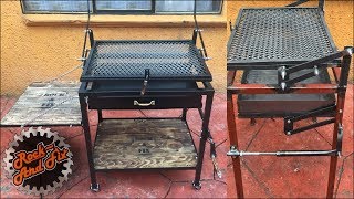 Como hacer una Parrilla Giratoria paso a paso  Homemade Rotating Grill [upl. by Nylecyoj]