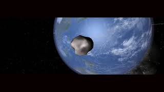 Apophis simulation the asteroid that will kill the earth in 2029 [upl. by Ambrosia581]